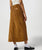 The Wrangler Womens Corduroy Maxi Skirt in Cognac