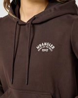 The Wrangler Womens Regular Hoodie in Mole