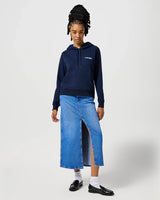 The Wrangler Womens Regular Hoodie in Navy