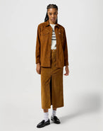 Western Cord Shirt in Monks Robe