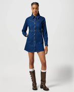 The Wrangler Womens Slim Fit Dress in Blue Bella