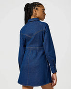 The Wrangler Womens Slim Fit Dress in Blue Bella