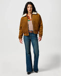 The Wrangler Womens Aviator Jacket in Monks Robe