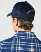 The Wrangler Mens Corduroy Cap in Navy