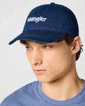 The Wrangler Mens Washed Logo Cap in Navy