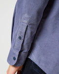 1 Pocket Corduroy Shirt in Grisaille