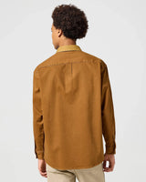 The Wrangler Mens Casey Colourblock Shirt in Monks Robe