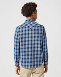 Western Indigo Shirt in Dark Wash