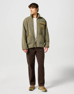 Casey Shearling Fleece Jacket in Ivy Green