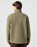 Casey Shearling Fleece Jacket in Ivy Green