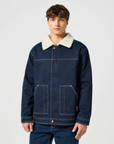 Casey Sherpa Jacket in Midnight