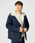 Casey Sherpa Jacket in Midnight