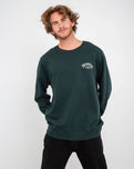 Crewneck Sweatshirt in Scarab