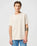 The Wrangler Mens Short Sleeve Solid Tee in Vintage White