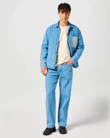 The Wrangler Mens Relaxed Straight Jeans in All Fired