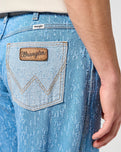 The Wrangler Mens Relaxed Straight Jeans in All Fired