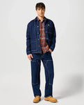 The Wrangler Mens Relaxed Straight Jeans in Bad Hoss