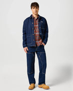 The Wrangler Mens Relaxed Straight Jeans in Bad Hoss