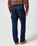 The Wrangler Mens Relaxed Straight Jeans in Bad Hoss