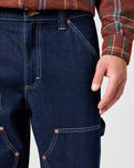 The Wrangler Mens Relaxed Straight Jeans in Bad Hoss