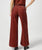 The Wrangler Womens Wide Trousers in Madder Nrown