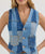 Patchwork Waistcoat in Patchwork Blue