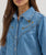 Moxie Western Shirt in Blue