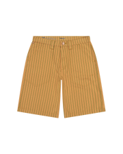 The Wrangler Mens CJ Porkchop Walkshorts in Orange Stripe