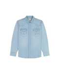 The Wrangler Mens Western Shirt in Authentic Tint