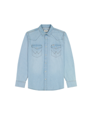 The Wrangler Mens Western Shirt in Authentic Tint