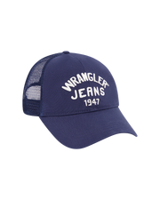 The Wrangler Womens Trucker Cap in Dark Navy