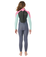 The Rip Curl Dawn Patrol 3/2mm Back Zip Wetsuit (2022) in Pink