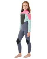 The Rip Curl Dawn Patrol 3/2mm Back Zip Wetsuit (2022) in Pink