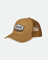 The Brixton Mens Regal Netplus Trucker Hat in Copper & Copper