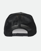 The Brixton Mens Ridgewood Netplus Trucker Hat in Charcoal & Black