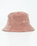 Cord Bucket Hat in Hazy Pink