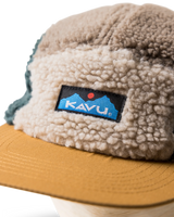 The Kavu Mens Fur Ball Camp Cap in Fall Forest