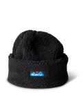 The Kavu Mens Fur Ball Beanie in Moonless Night