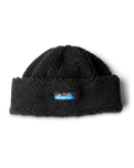 The Kavu Mens Fur Ball Beanie in Moonless Night