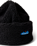 The Kavu Mens Fur Ball Beanie in Moonless Night