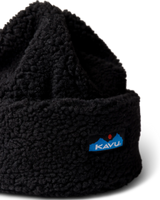 The Kavu Mens Fur Ball Beanie in Moonless Night