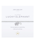 A Little Lucky Elephant Bracelet in Silver