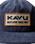 The Kavu Mens Wooderson Cap in Blue Nights