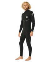 The Rip Curl Mens E-Bomb 3/2mm Back Zip Wetsuit in Black