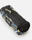 The Rip Curl 2 Compartment Pencil Case in Black & Yellow