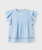 The Name It Girls Girls Faride Top in Chambray Blue