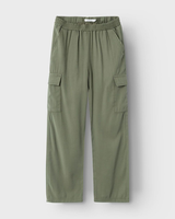 The Name It Girls Girls Bella Cargo Trousers in Deep Lichen Green