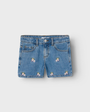 Girls Bella Denim Shorts in Medium Blue Denim