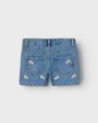 Girls Bella Denim Shorts in Medium Blue Denim