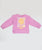 Girls Flashed Sweatshirt in Pastel Lavender